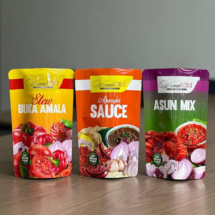 Factory Wholesale Stand up High Temperature Resistant Retort Pouches